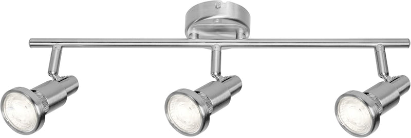 LEDVANCE LED Spotlight, 3-flammiger hochwertiger Spotstrahler aus Aluminium, geeignet für Wand und D