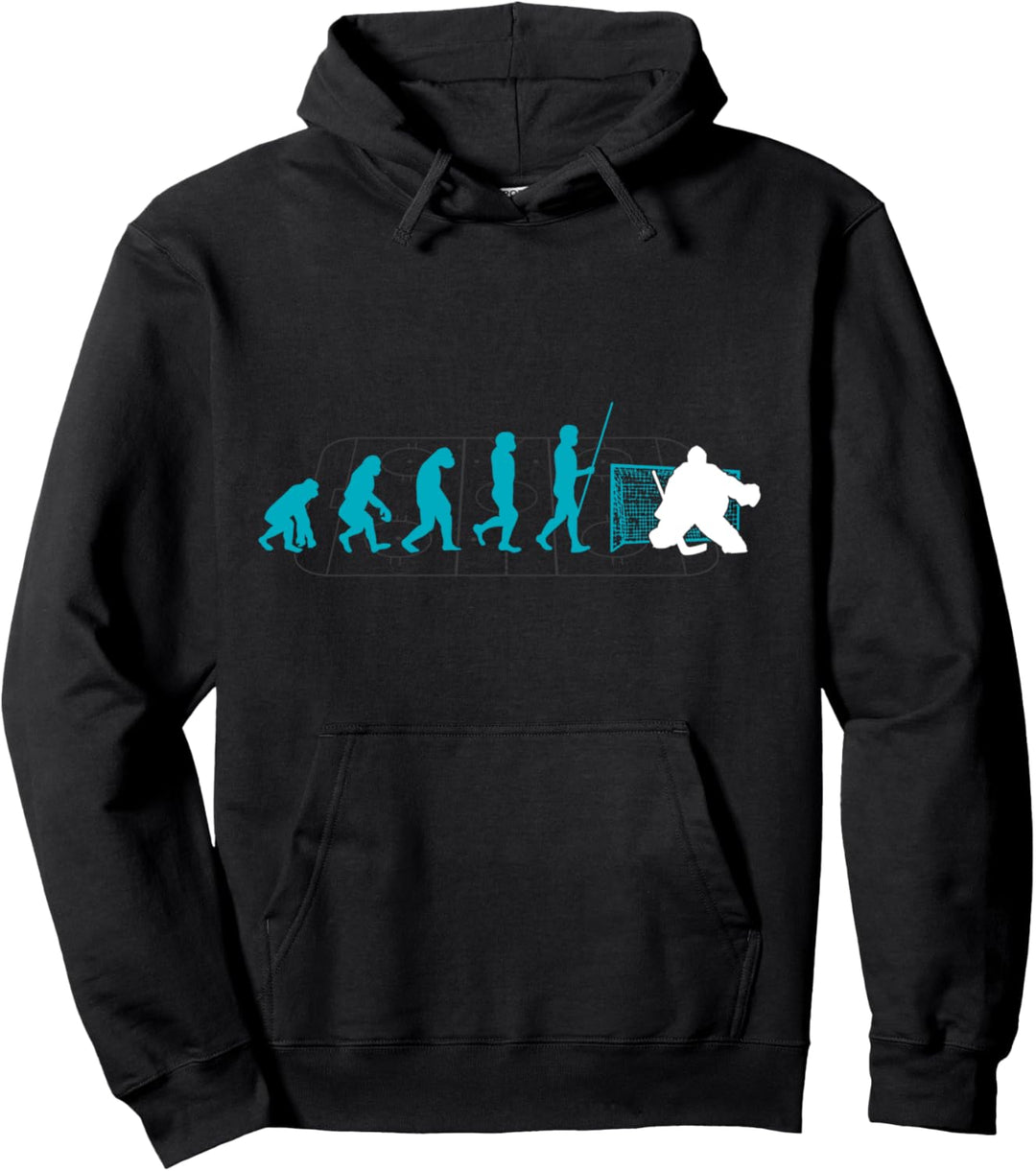 Eishockey Torwart I Goalie | Ice Hockey Evolution Geschenk Pullover Hoodie