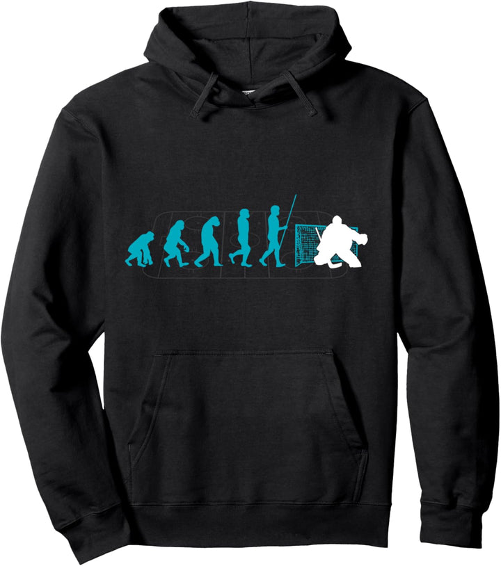 Eishockey Torwart I Goalie | Ice Hockey Evolution Geschenk Pullover Hoodie