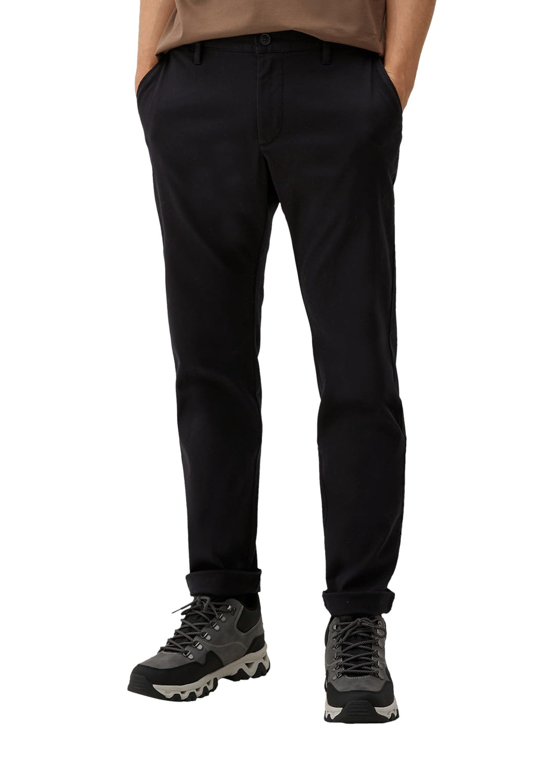 s.Oliver Austin: Slim Fit-Chino aus Baumwolltwill 30W / 30L Schwarz, 30W / 30L Schwarz