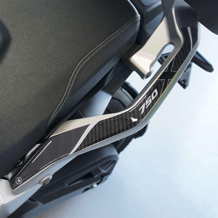 labelbike - 3D Aufkleber Motorrad Beifahrergriffe Con Bauletto Schutz und Dekoration in Harz kompati