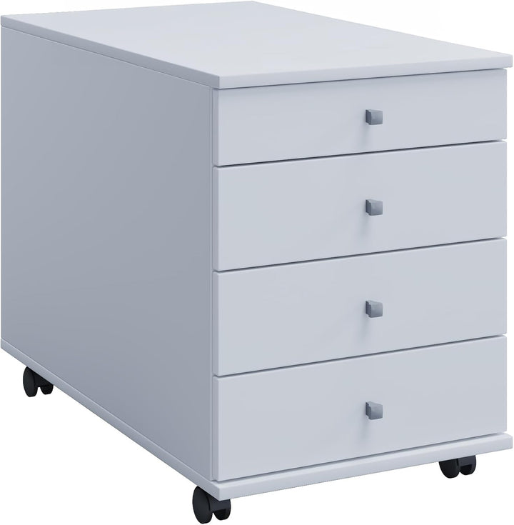 VCM Rollcontainer | Beistellcontainer mit Schubladen | Masse ca. H. 57 x B. 42 x T. 75 cm | Bürocont