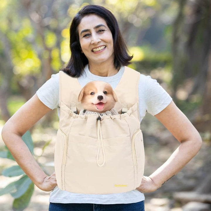 Galatée Hunde-Fronttrage-Rucksack, Verstellbare Haustier-Katzentruhe, Belüfteter Hundeträger Für Wan