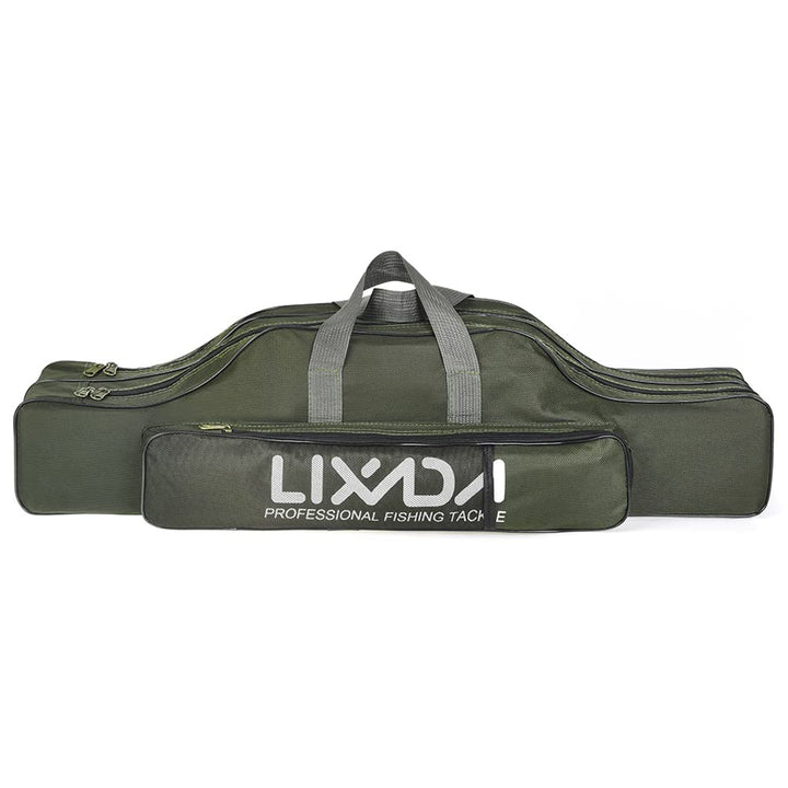 Lixada Tragbare Angeltasche, faltbar, Angelrutentasche, Outdoor-Angeltasche, 100 cm/130 cm/150 cm Gr