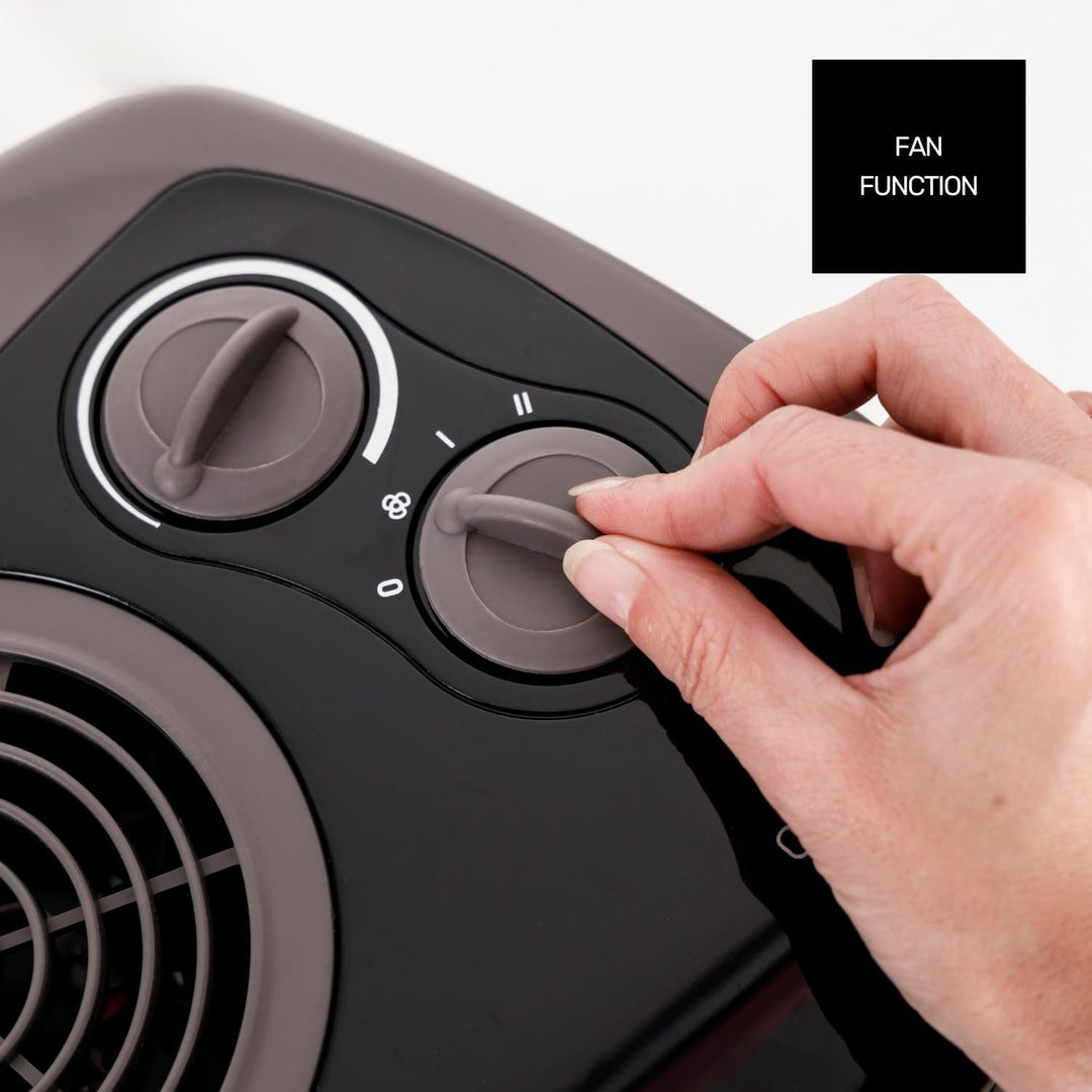 Taurus CA2400 Heizlüfter, 2400 W, 2 Heizleistungen, Kaltluftventilator, regulierbarer Thermostat, ko