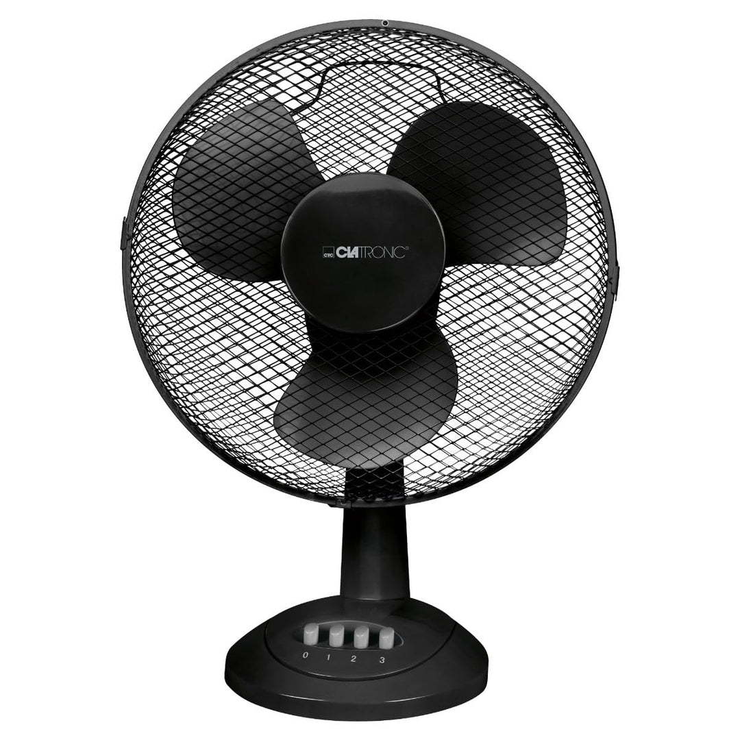 Clatronic Ventilator für Tisch/Tischventilator VL 3602; Mini-Fan für Schlafzimmer, Büro, Wohnmobil;