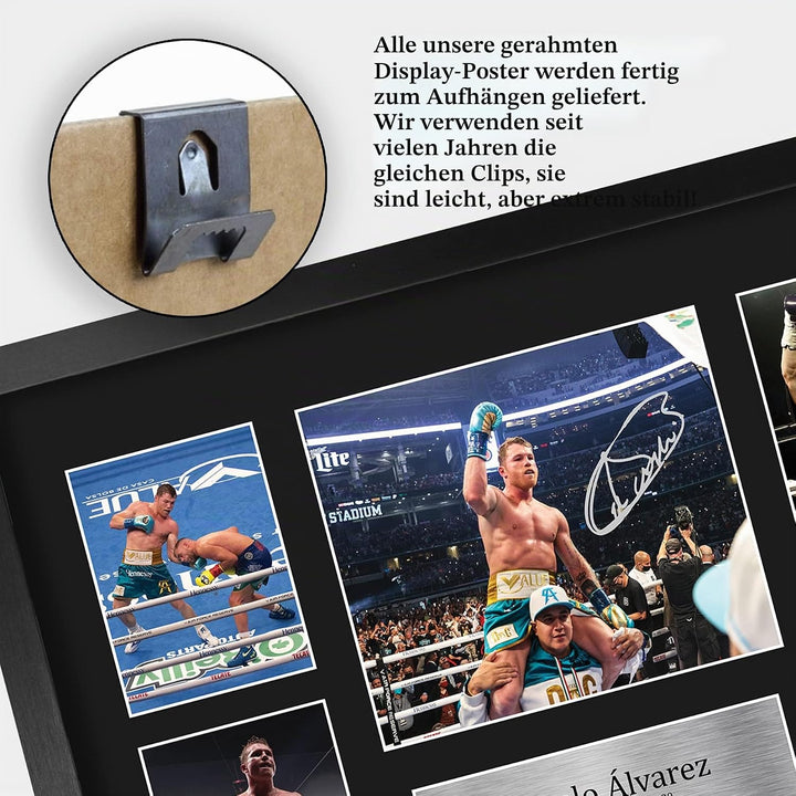 HWC Trading FR A3 Canelo Alvarez Boxing Geschenke Gedrucktes Signiertes Autogrammbild Für Boxer-Erin