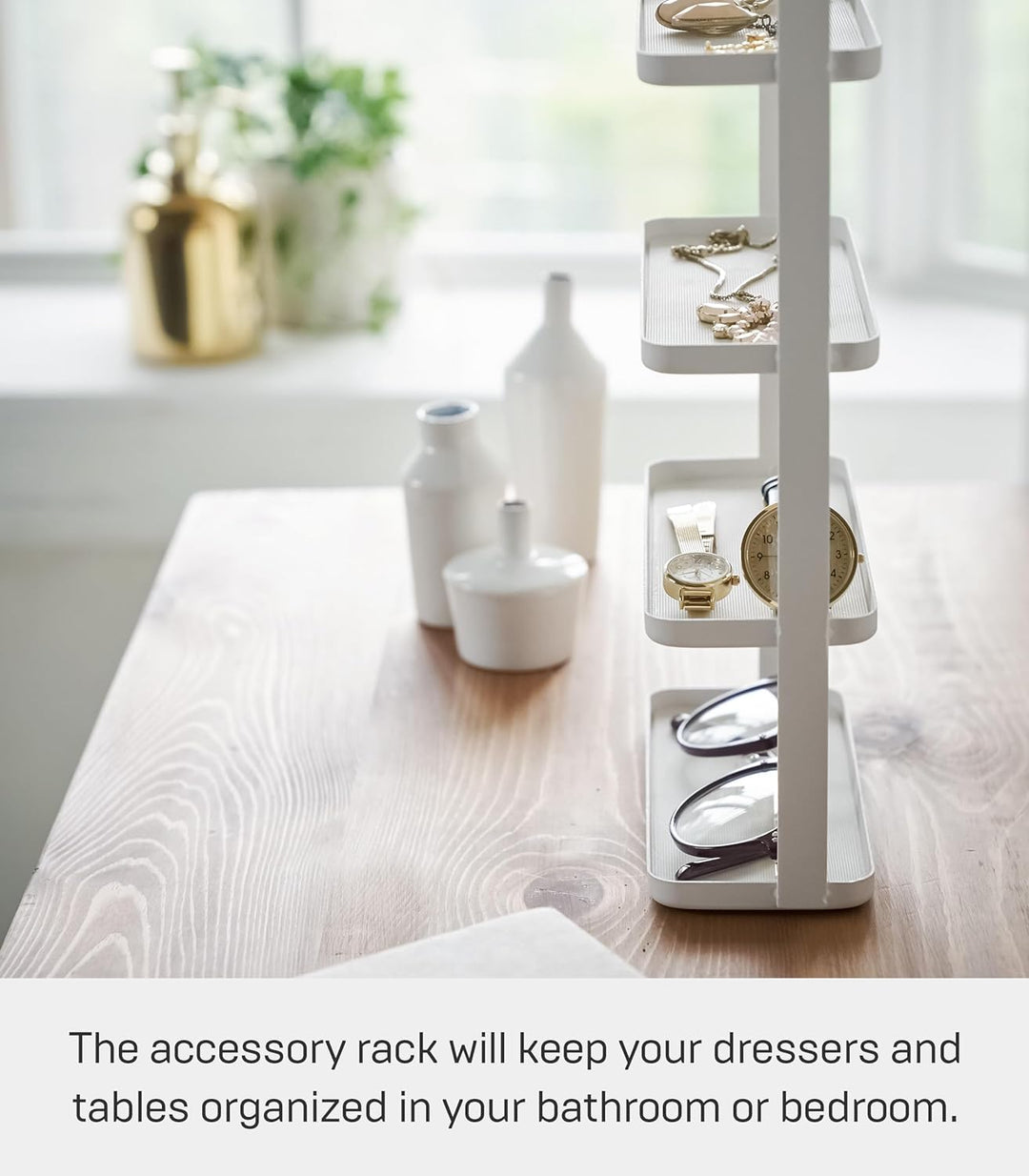 Accessory tray 4 tiered - Tosca - White