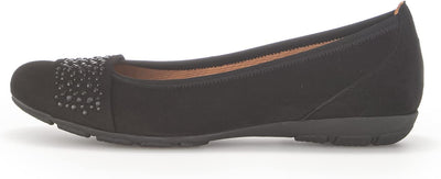 Gabor Damen Klassische Ballerinas, Frauen Flats,Abendschuhe,Slip-ons,klassisch elegant,Ballerinen,Pu