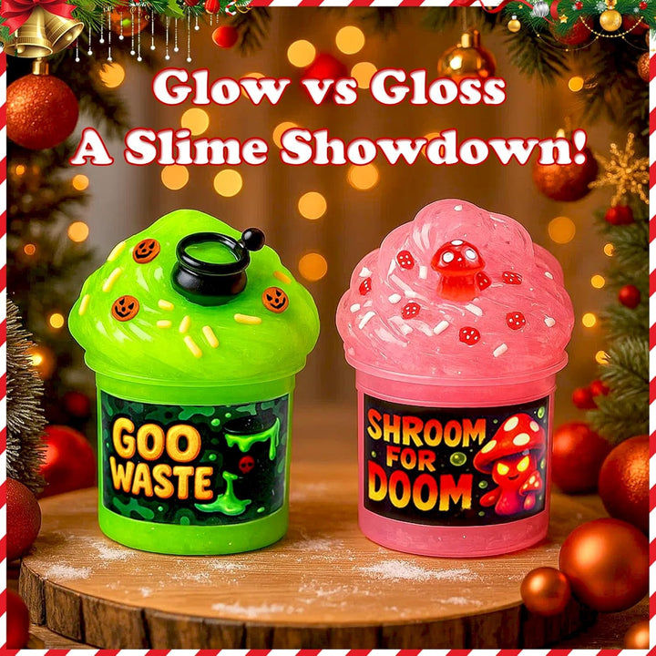Funewest Slime Adventskalender 2025 – 24 Tage Halloween Schleim Countdown Kalender, Halloween und We