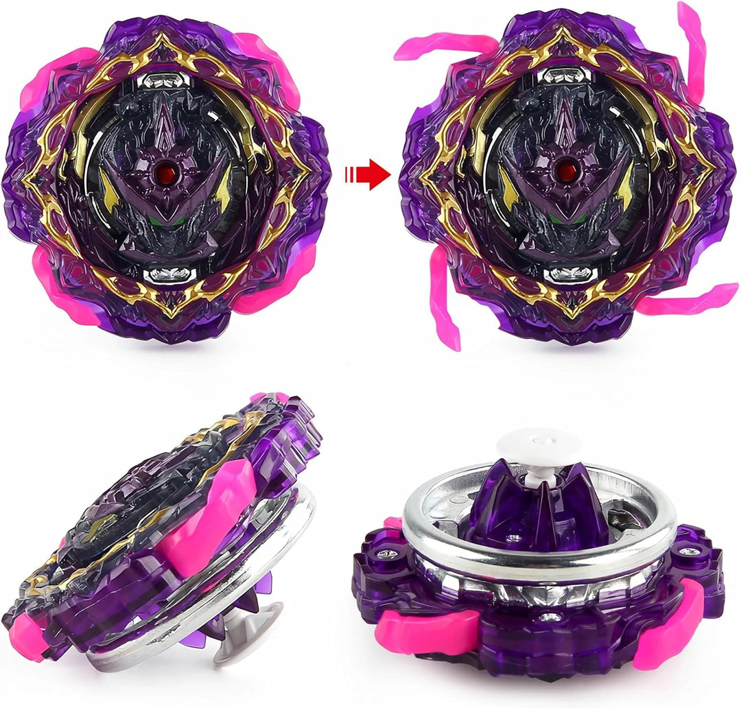 Desamvap Battling Tops Kampf Kreisel B-206 Metal Fusion Spinning Tops Battle Spielzeugset mit Starte