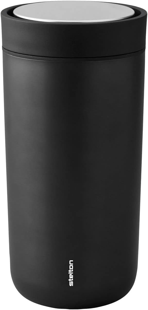 Stelton To-Go Click - Thermobecher, doppelwandige Isolierflasche - Rostfreier, auslaufsicherer Kaffe
