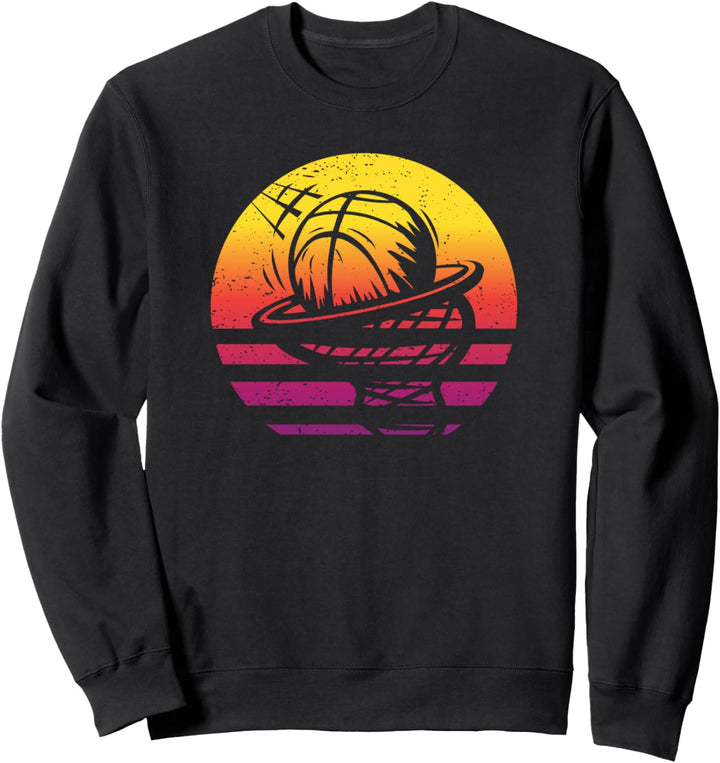 Basketball Retro Style Vintage Sweatshirt