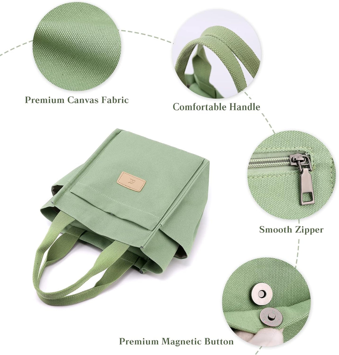 CORIOS Damen Schultertasche Casual Handtasche Canvas Unterarmtasche Henkeltaschen Multifunktionale T