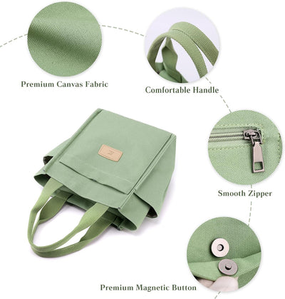 CORIOS Damen Schultertasche Casual Handtasche Canvas Unterarmtasche Henkeltaschen Multifunktionale T