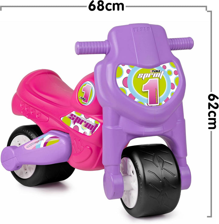 FEBER - Violet Motofeber 1 Sprint Girl, Laufräder für Mädchen im Alter von 18 Monaten bis 3 Jahren (