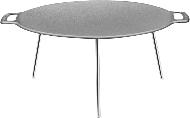 MUURIKKA Grillpfanne 48cm, Outdoor Pfanne, Feuerpfanne mit Beinen, robuster Walzstahl 48 cm, 48 cm