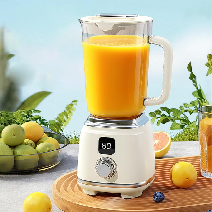 Obstentsafter - Wiederaufladbarer Tragbarer Entsafter Mit LED Display | Kabelloser Entsafter für Zit