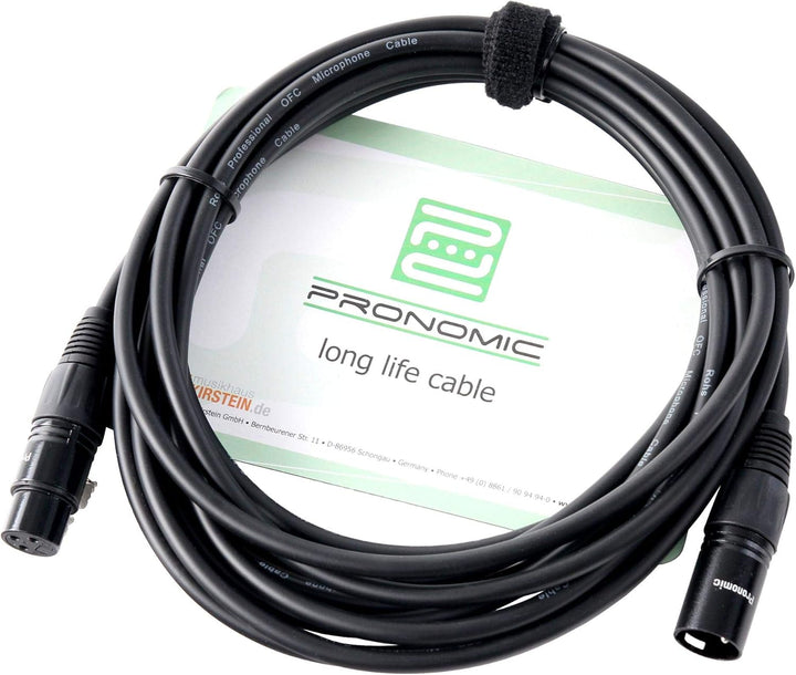 Pronomic Superstar Mikrofonset (Komplettset, dynamisches Gesangs Mikrofon, Galgenständer, 5m XLR-Kab