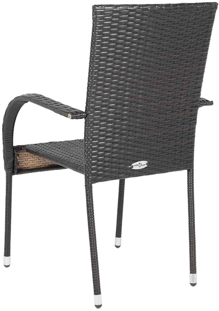 vidaXL 6X Gartenstuhl Stapelbar Gartensessel Stapelstuhl Essstuhl Stapelsessel Stuhl Sessel Stühle G