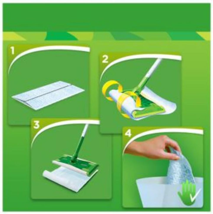 P&G Professional Swiffer XXL Tücher Staubwischer für die Besen Swiffer, 6 x 16 Stück, 1er Pack (1 x