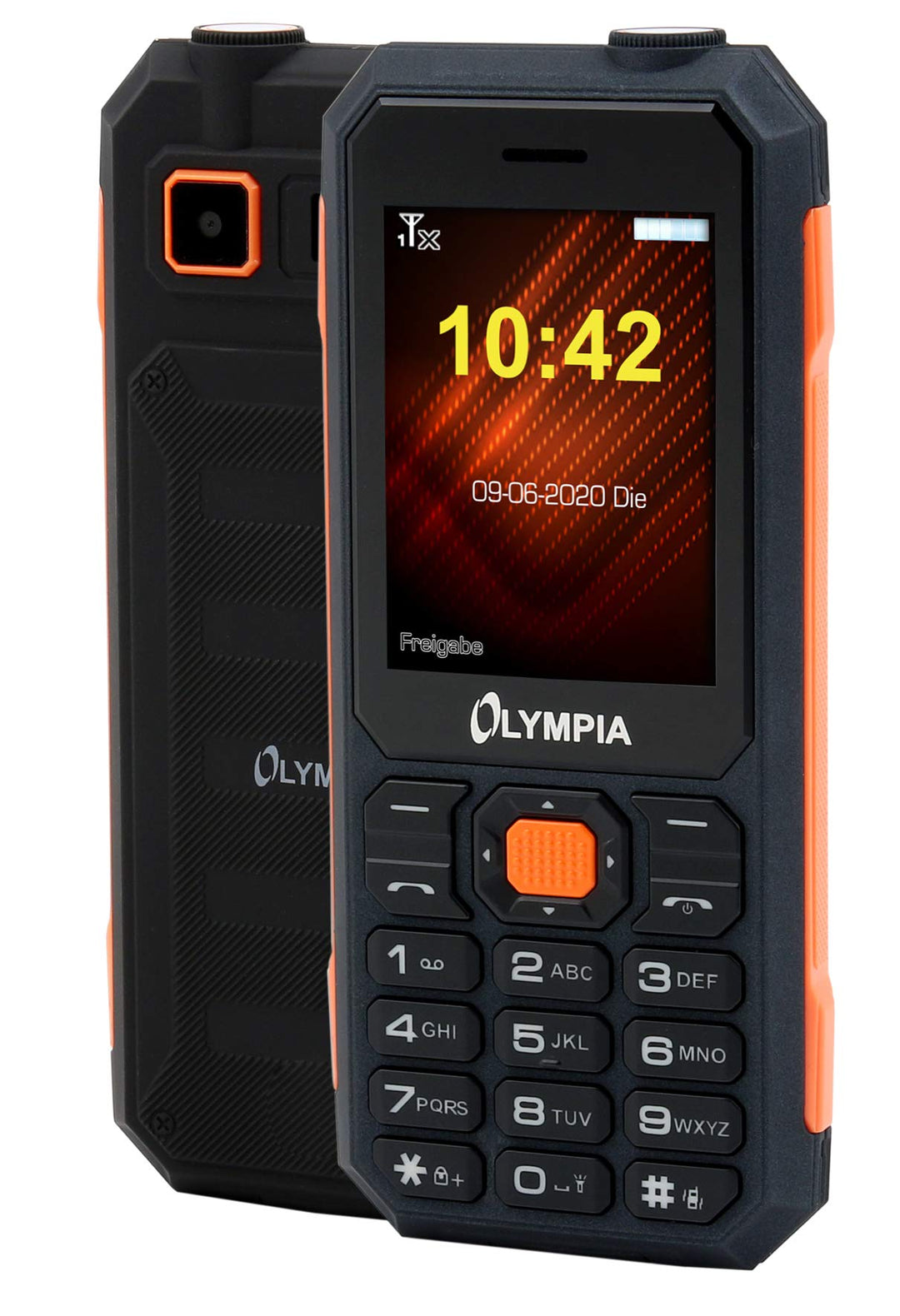 Olympia Active Outdoor Handy Mobiltelefon IP 67 Wasserfest Stossfest Bluetooth