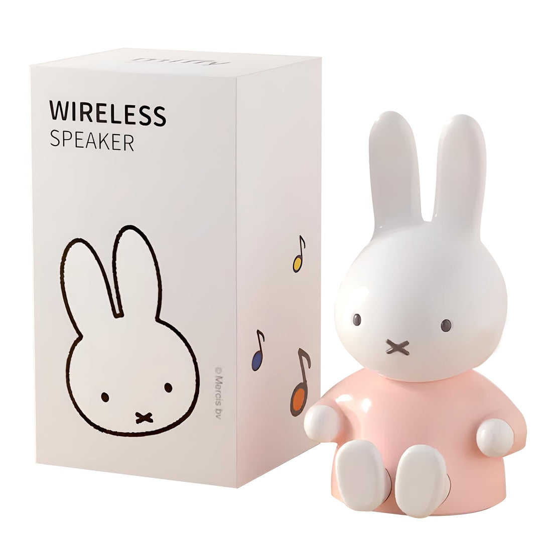 MiPow x Miffy 2026 New Model Bluetooth Speaker, Portable Wireless HD Stereo, Bluetooth 5.0, 220g Lig