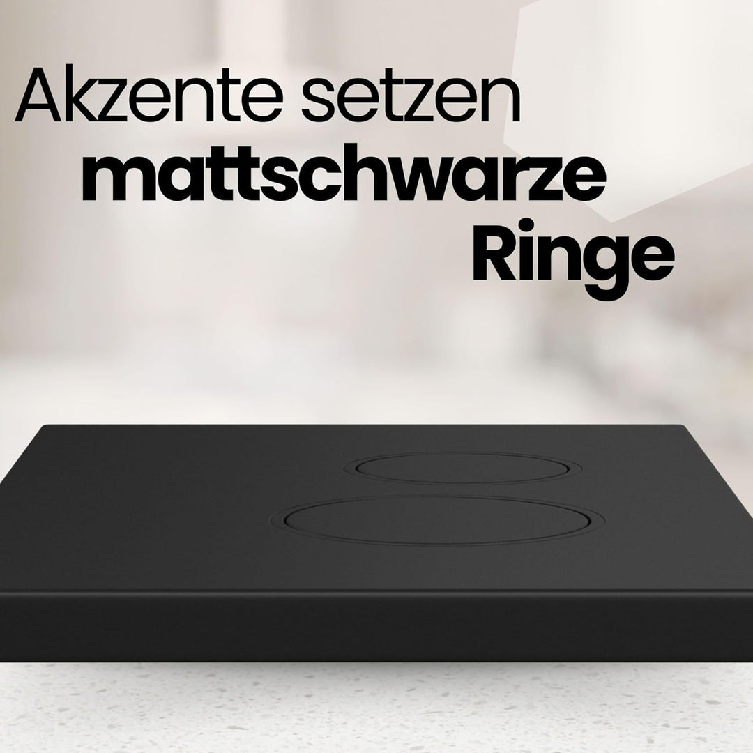 MYLAVABO Drückerplatte WC Betätigungsplatte passend für Geberit Sigma Vorwandelement für Geberit Spü