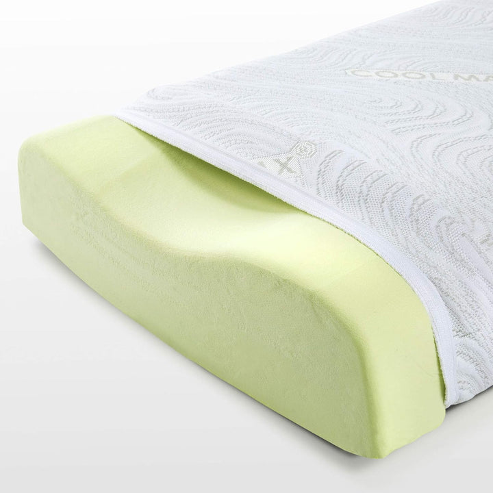 Caleffi Anatomisch geformtes Memory Kopfkissen, Coolmax, Einzigartig, Standard