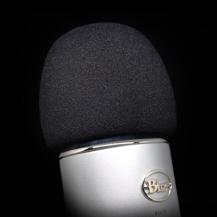 Schaumstoff-Windschutz für Blue Yeti Mikrofon – Pop-Filter aus hochwertigem Schwamm-Material, das un