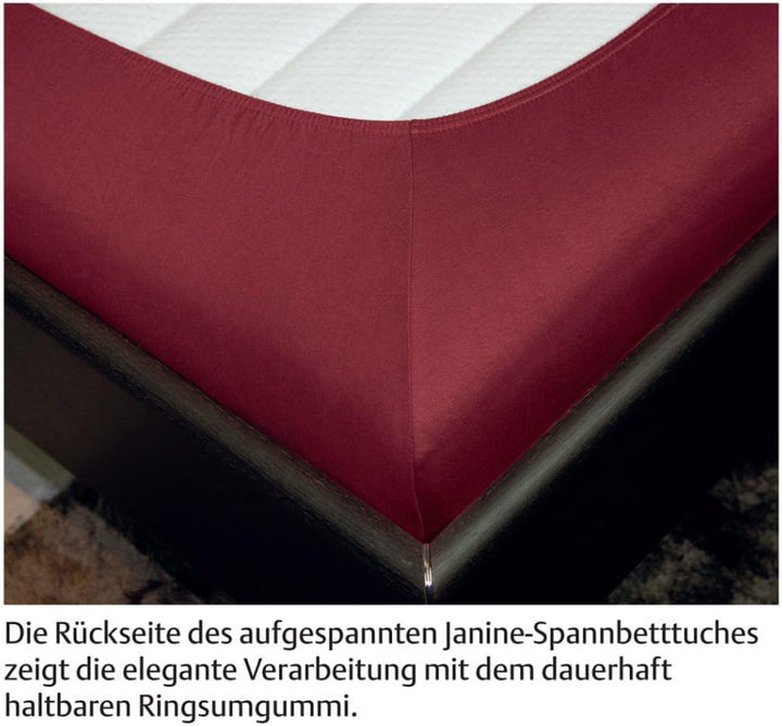 Janine Spannbetttuch 5007 Mako Jersey 140/200 bis 160/200 cm Sand Fb. 29 140/200 cm - 160/200 cm San