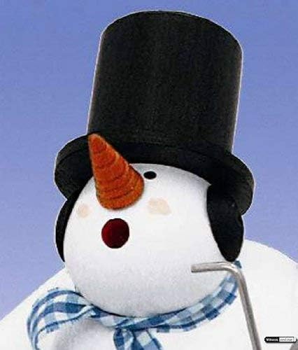 KWO Olbernhau 21514 Räuchermännchen Schneemann, 20 cm