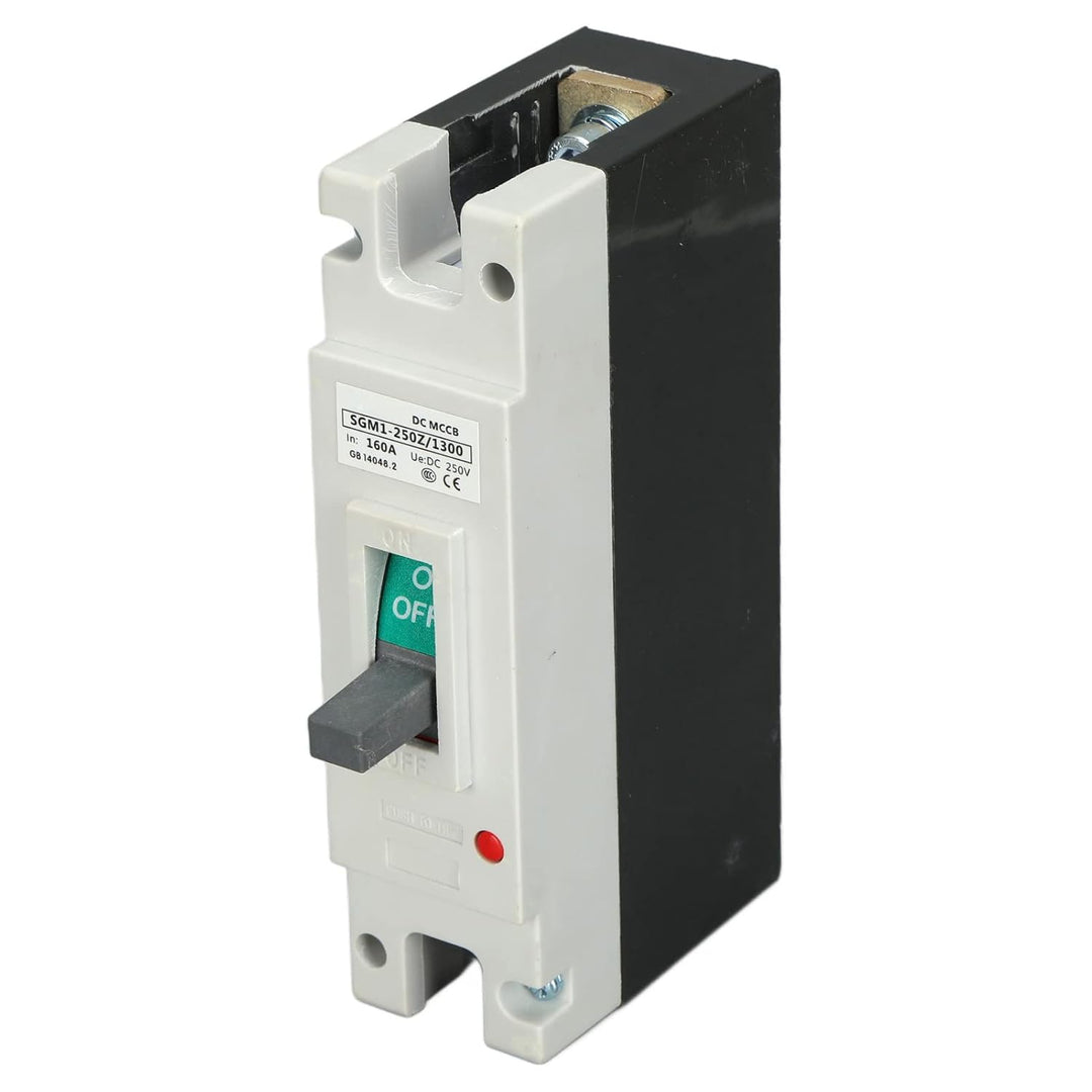 DEWIN Leistungsschalter, 1P DC Leistungsschalter Geformtes Gehäuse MCCB Solarbatterieschalter 250V 1