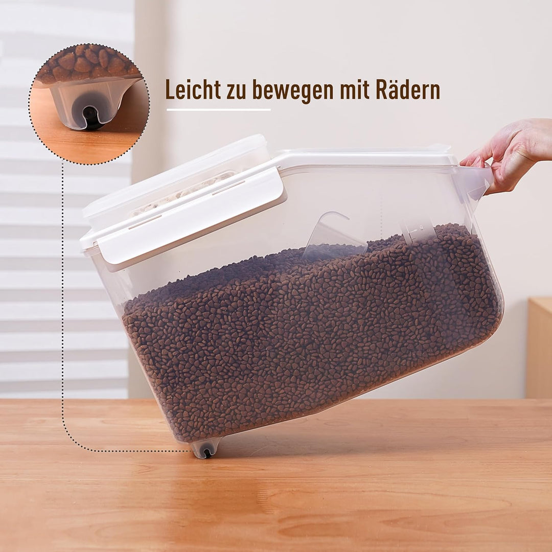 Citylife Hundefutter Aufbewahrung, frischhaltedosen mit deckel(12L+1,8L), luftdichte box, food conta
