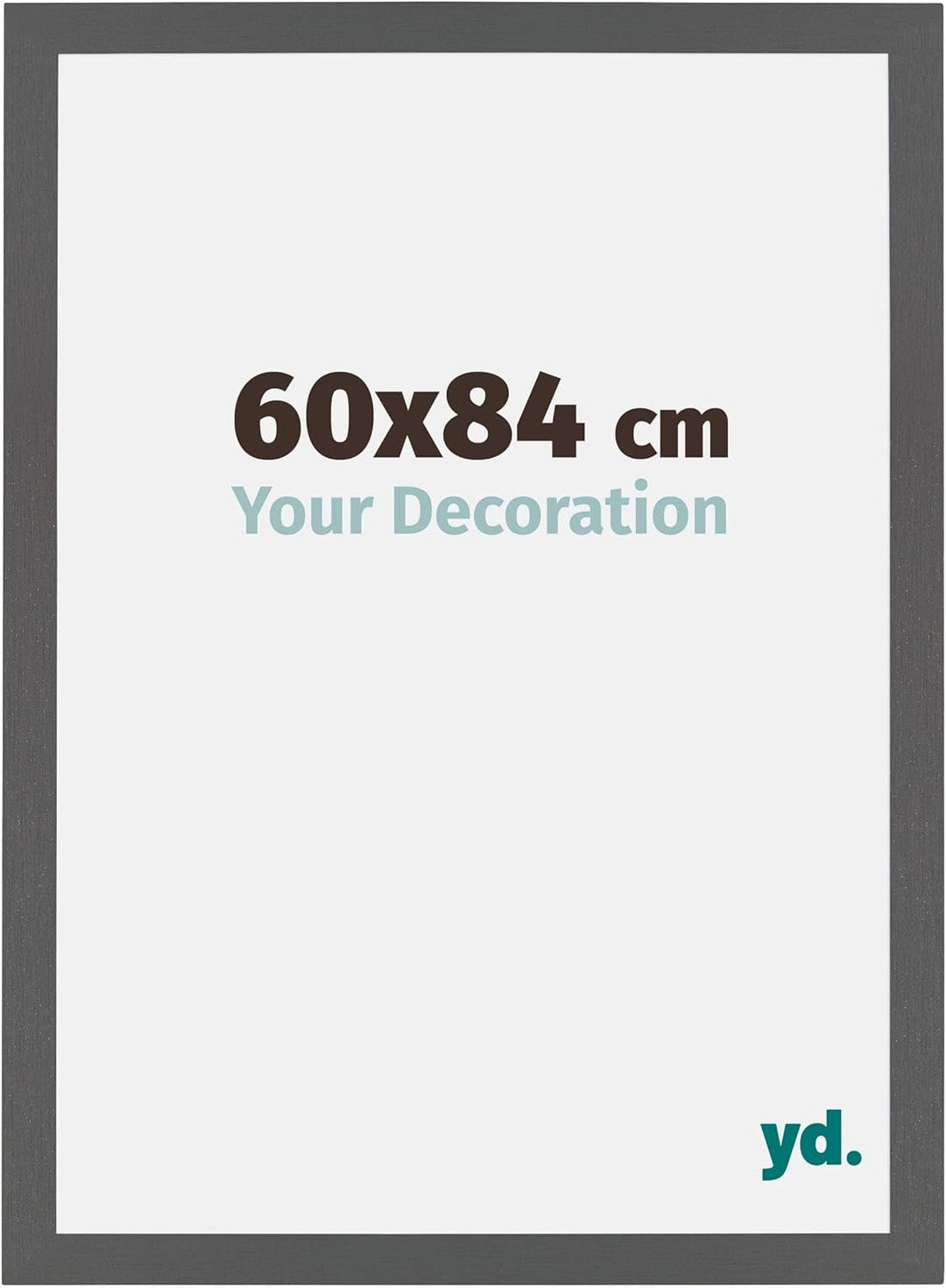 yd. Your Decoration - Bilderrahmen 60x84 cm - Bilderrahmen aus MDF mit Acrylglas - Antireflex - Ausg