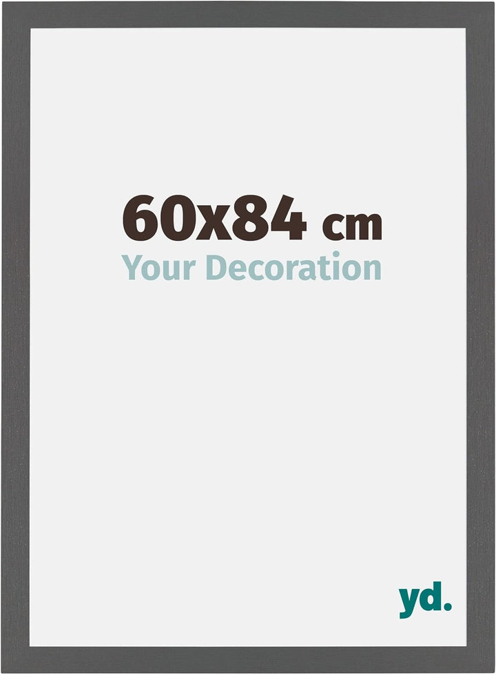 yd. Your Decoration - Bilderrahmen 60x84 cm - Bilderrahmen aus MDF mit Acrylglas - Antireflex - Ausg