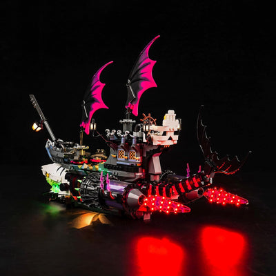 Led Licht Set für Lego 71469 DREAMZzz Albtraum-Haischiff (Kein Lego), Dekorationsbeleuchtungsset für