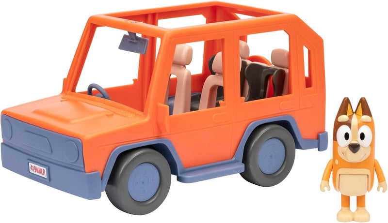 BlueY Heeler-Familienwagen; Ausflug mit Familie Heeler; enthält bewegliche Chilli-Figur; mit offenem