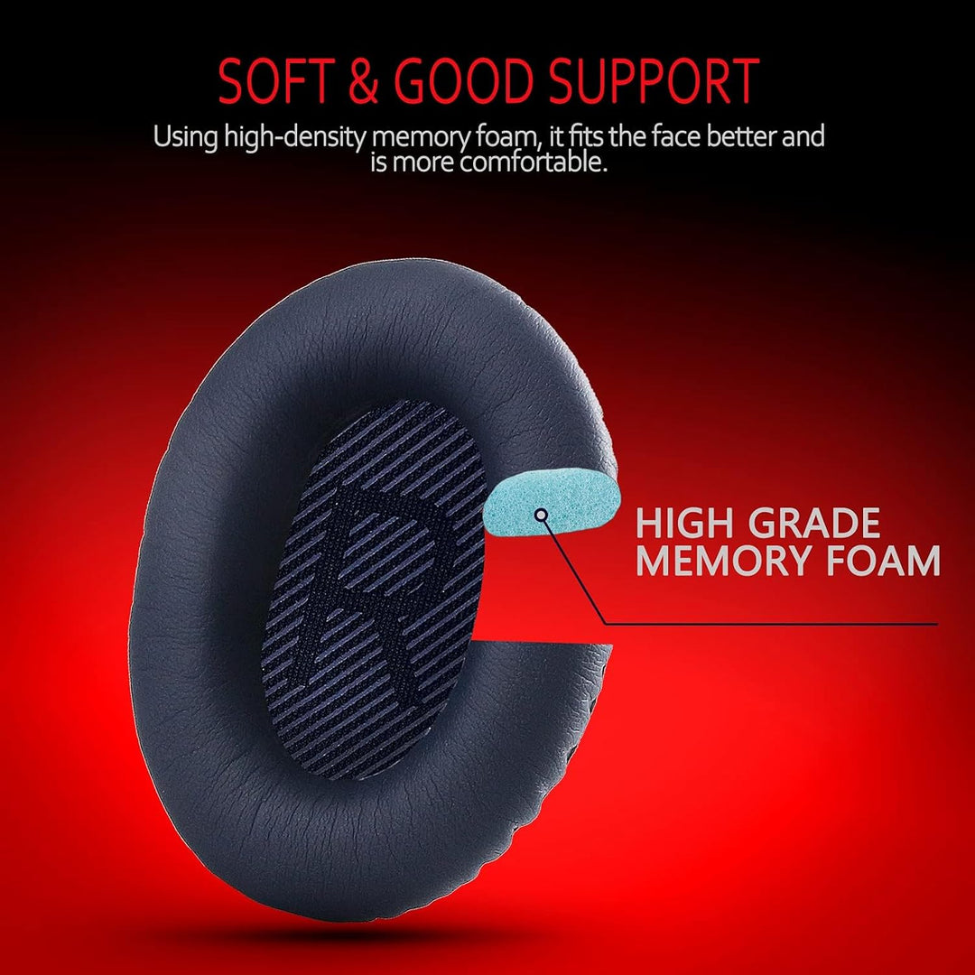 Premium Ohrpolster Ersatz für Bose Kopfhörer Ohrpolster kompatibel mit Bose QuietComfort 35 II / QC3