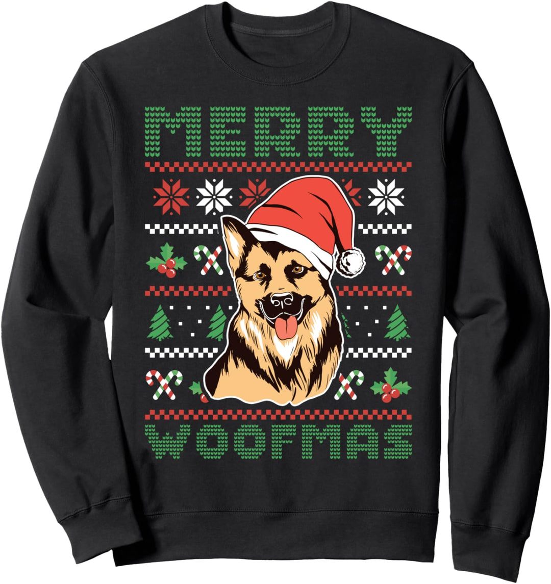 Christmas Merry Woofmas Hundebesitzer Weihnachten Sweatshirt