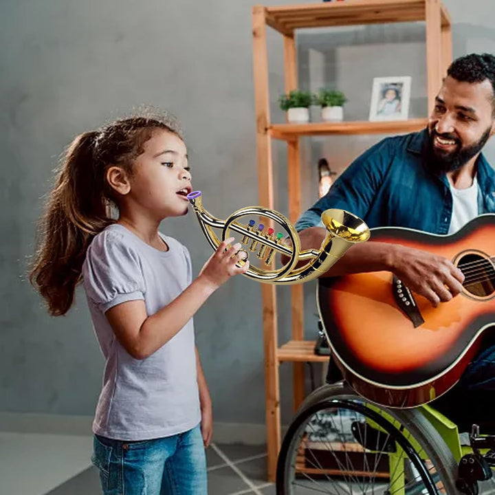 Kinder Saxophon, Spielzeugsaxophon | Horn Musikinstrument,Musikalisches Bildungsleichtmarschposaunen