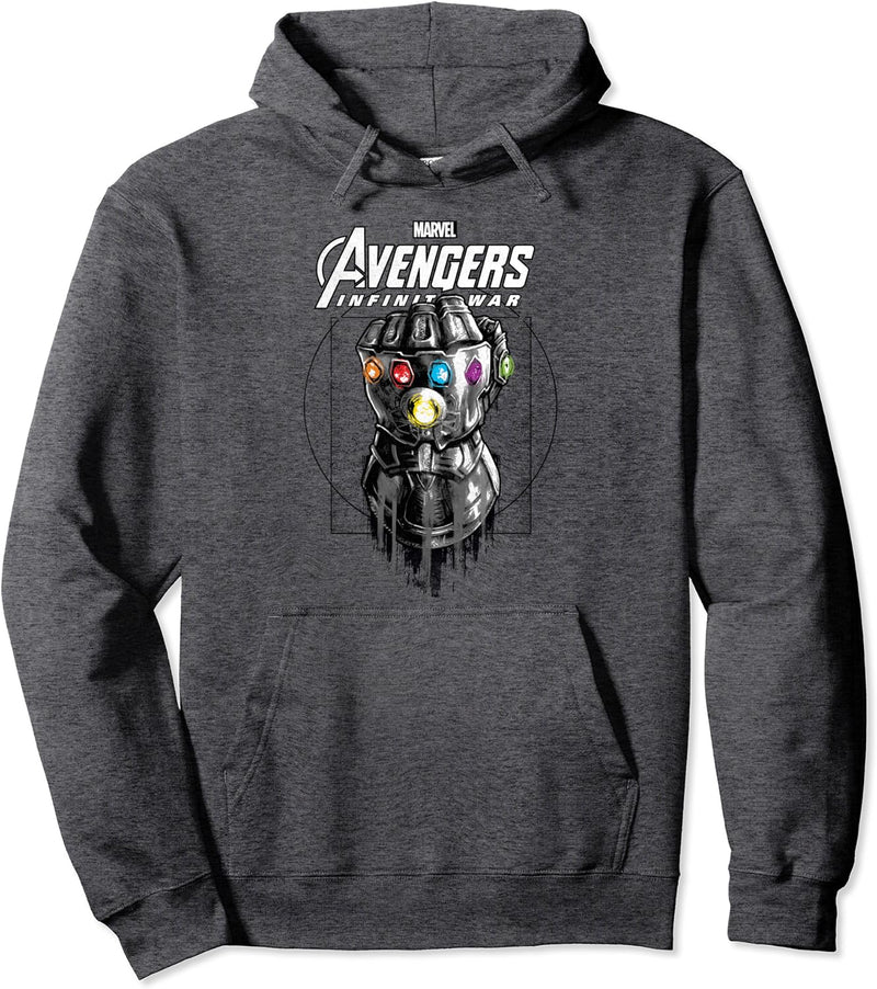 Marvel Avengers: Infinity War Sketch Gauntlet Pullover Hoodie