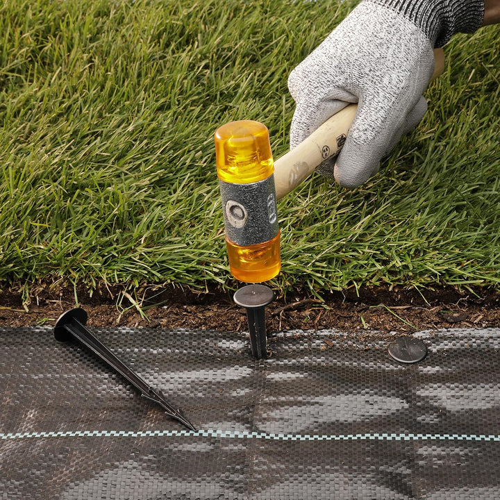 GardenMate 500 Erdanker Kunststoff schwarz 12cm UV stabilisiert, 500