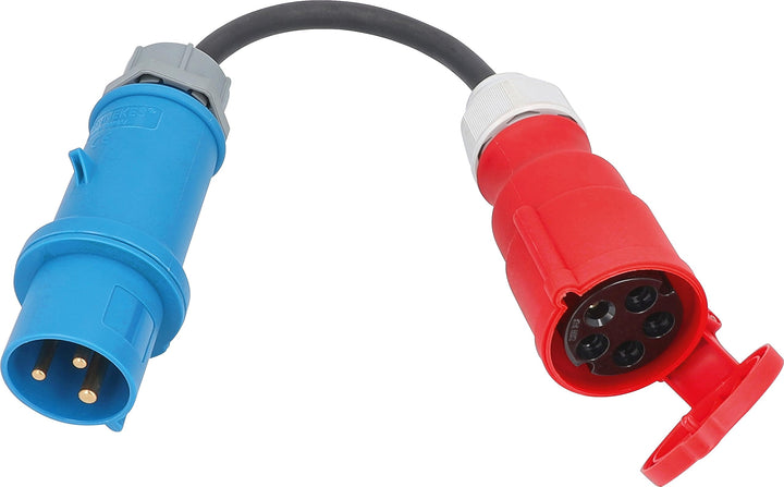as-Schwabe Adapterleitung 0.3m CEE 230V 32A auf CEE 400V 32A 5-polig IP44