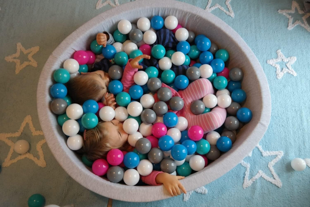 Velinda Bällebad Ballpool Kugelbad Bällchenbad Bällchenpool Kinder Pool mit 150 Bällen (Farbe der Bä
