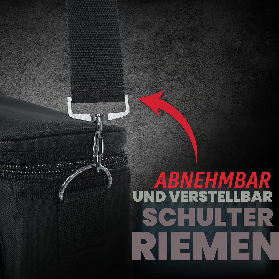 GATOR Cases GM-2W Softcase für ein komplettes HF-System und zwei Mikrofone 2 HF-Tonabnehmer Verstärk