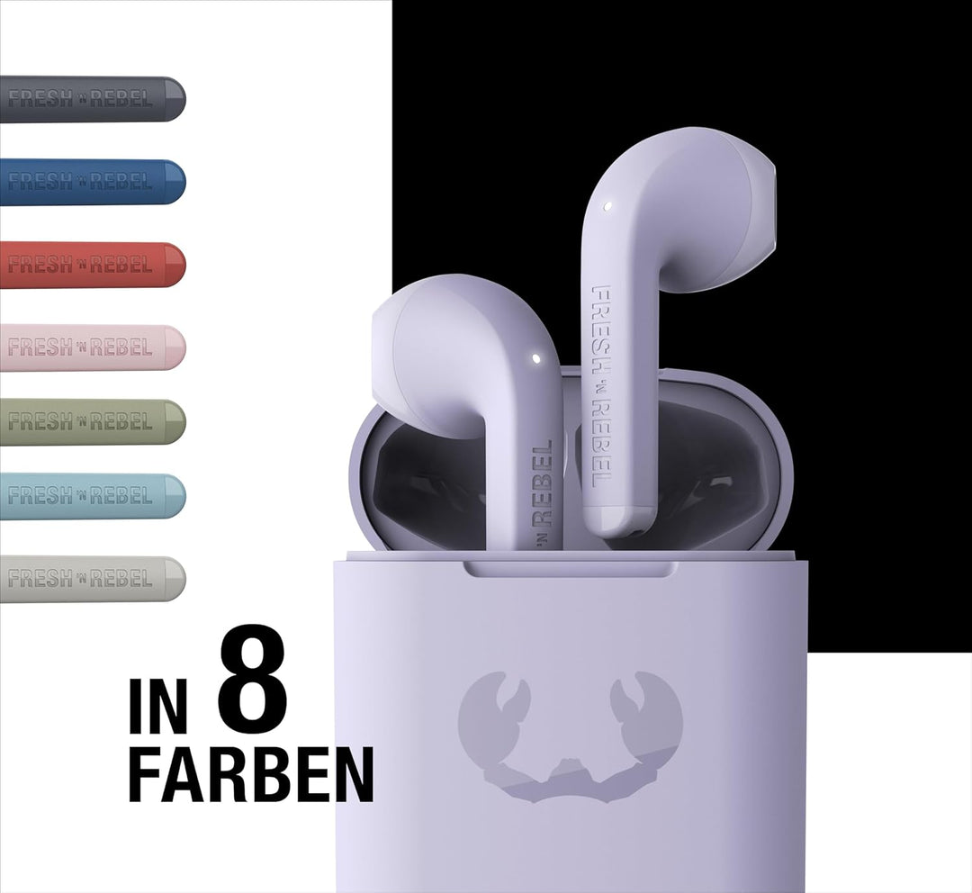 Fresh 'n Rebel Twins Core, True Wireless kabellose In-Ear Bluetooth Kopfhörer, mit Sprachassistent,
