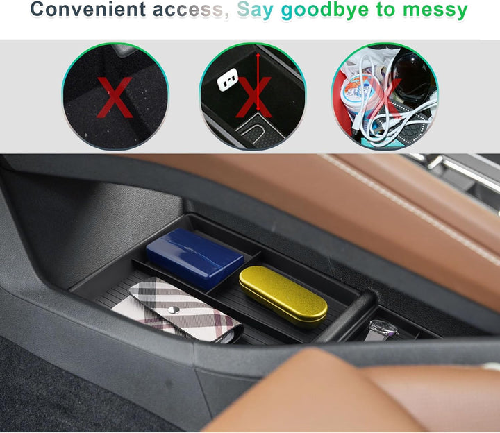 GAFAT Sko-d-a Enyaq iV 2021-2024 Mittelkonsole Aufbewahrungsbox, Enyaq 2023 Organizer Tray Mittelkon