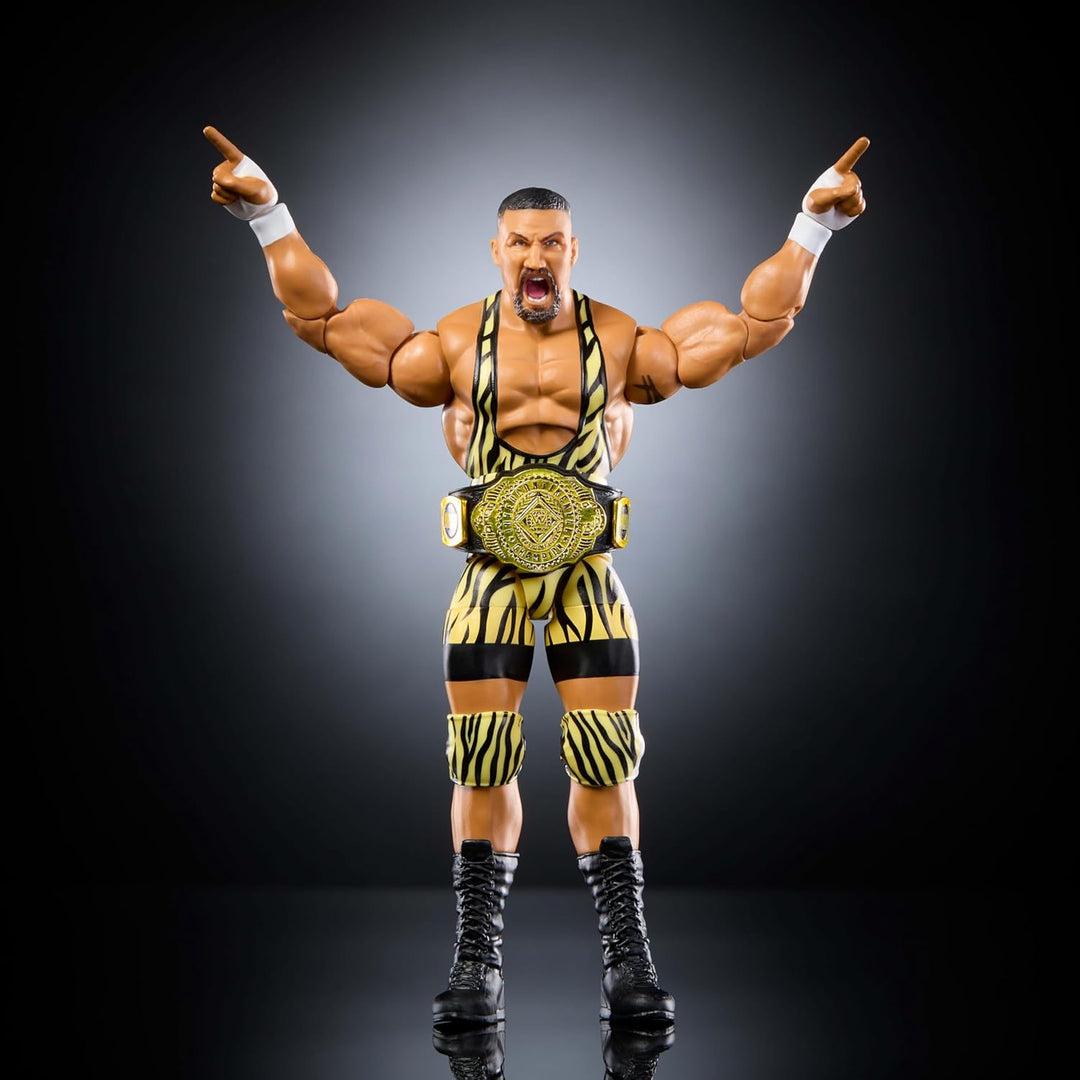 Mattel WWE Elite Actionfigur & Zubehör, Serie #119, 15,2 cm grosses Sammlerstück Bron Breaker mit 25