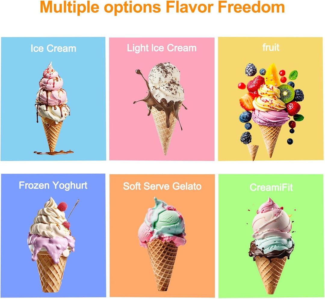 NiuBeBe 4 Stück Ersatz Behälter Ninja Swirl CREAMi - Kompatibel mit Ninja Creami NC701 & NC700 Serie